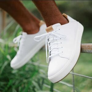 Olukai White mean’s Sneakers